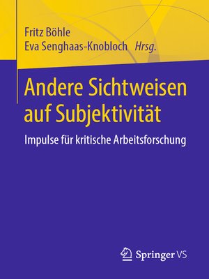 cover image of Andere Sichtweisen auf Subjektivität